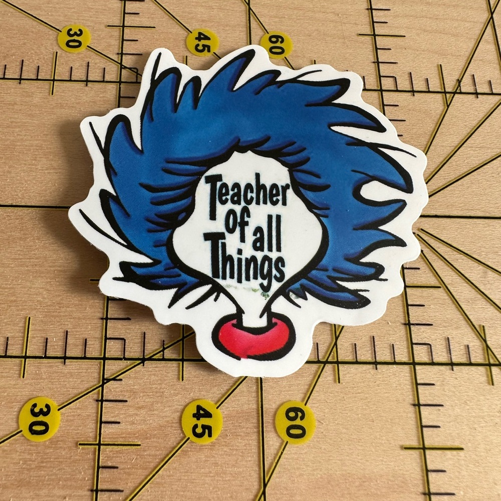 ❤️10/$10 STICKER SALE | 🆕 Dr. Suess Waterproof Vinyl Sticker